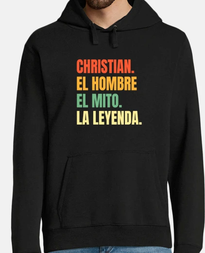 Sudadera name christian birthday gift years