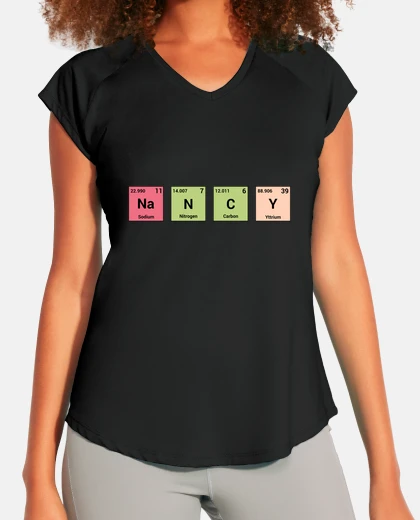 Tee-shirt Nancy - éléments périodiques