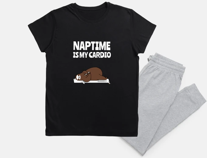Pyjama naptime is my cardio
