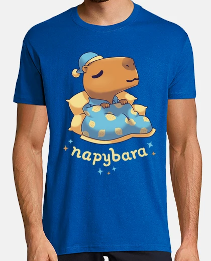 T-shirt napybara simpatico cap ybara pisolino