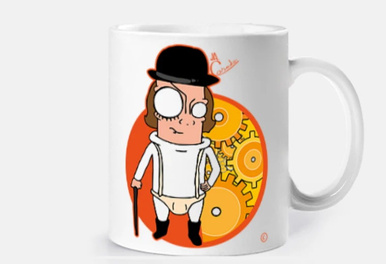 Taza naranja mecanica