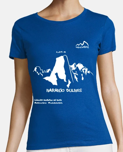Playera Naranjo Bulnes blanco