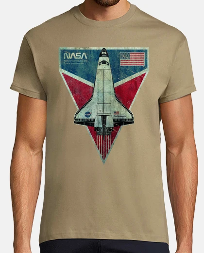 T-shirt nasa endeavour vintage shield v03