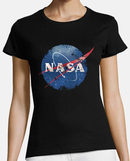 T-shirt nasa logo - eroded - old - vintage - space