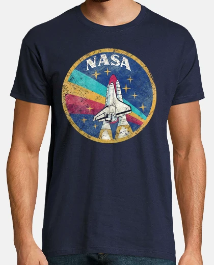 T-shirt nasa vintage colori v02