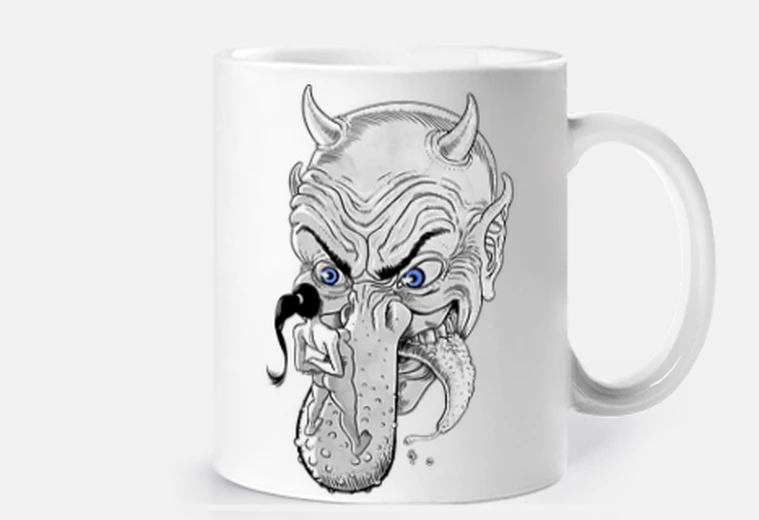 Tazza naso di demone