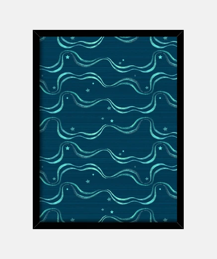 Quadro nastro e stars pattern