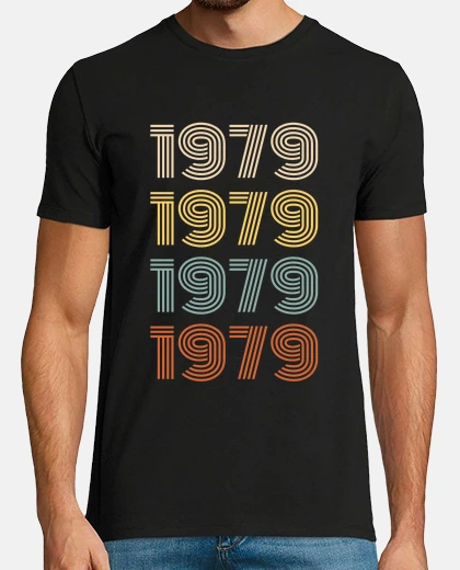 T-shirt nata nel 1979 idea regalo di compleanno