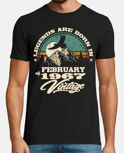 T-shirt nata nel febbraio 1967 - vintage 1967