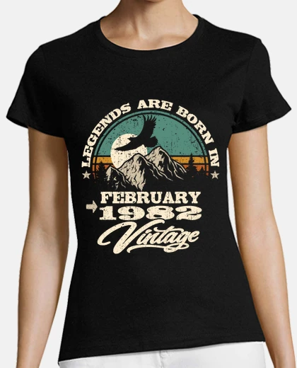 T-shirt nata nel febbraio 1982 - vintage 1982