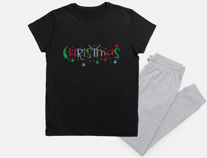 Pigiama natale pol ice decorativo di natale