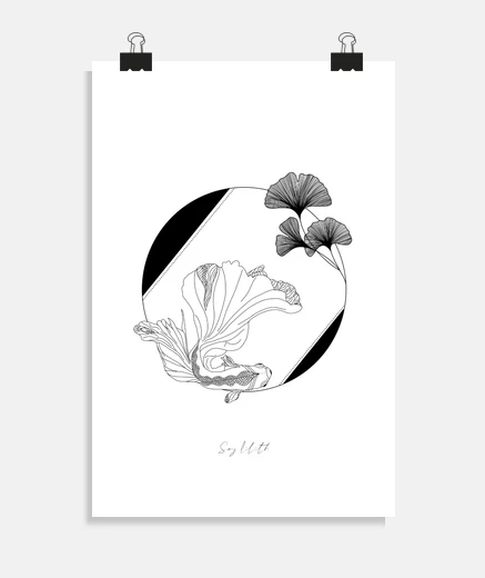 Poster natation