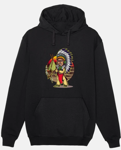 Hoodie native chieftain