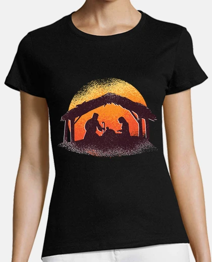 Tee-shirt nativité , joyeux noel, crèche ,