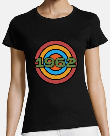 T-shirt nato nel 1962 regalo di compleanno vint