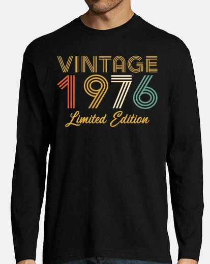 T-shirt nato nel 1976 regalo di compleanno vint