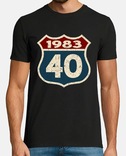 T-shirt nato nel 1983 - 40 anni