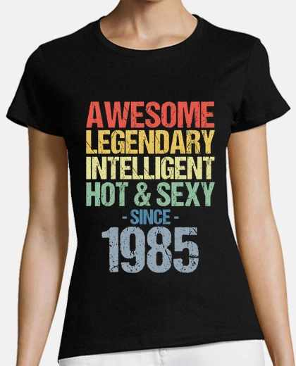 T-shirt nato nel 1985 nato nel 1985 compleanno