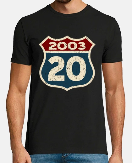 T-shirt nato nel 2003 - 20 anni