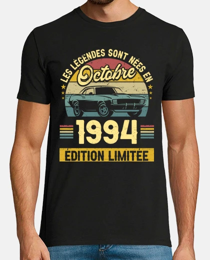 T-shirt nato nell39ottobre 1994 compleanno 30 a