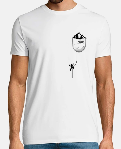 T-shirt nato per arrampicare in pocket
