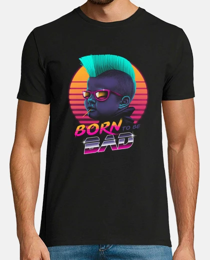 T-shirt nato per essere un cattivo uomo