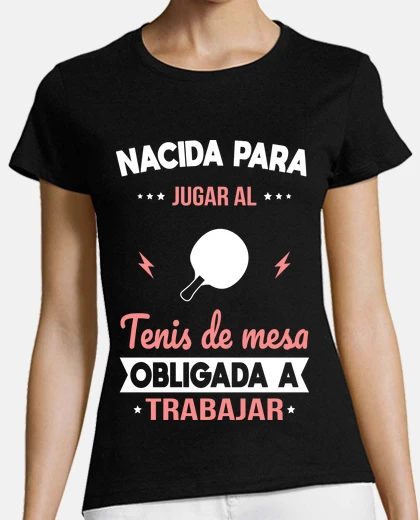 T-shirt nato per giocare tavola pong