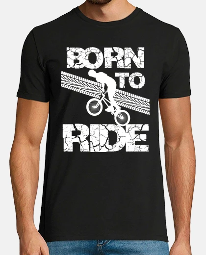 T-shirt nato per guidare la bici da corsa bmx c