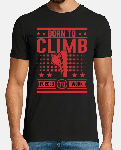 T-shirt nato per salire costretti a lavorare