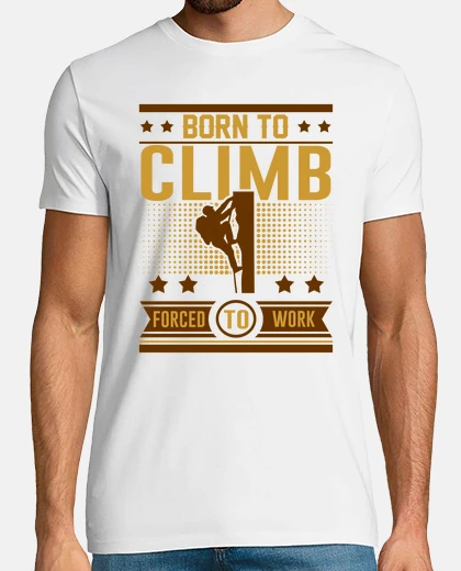 T-shirt nato per salire costretti a lavorare