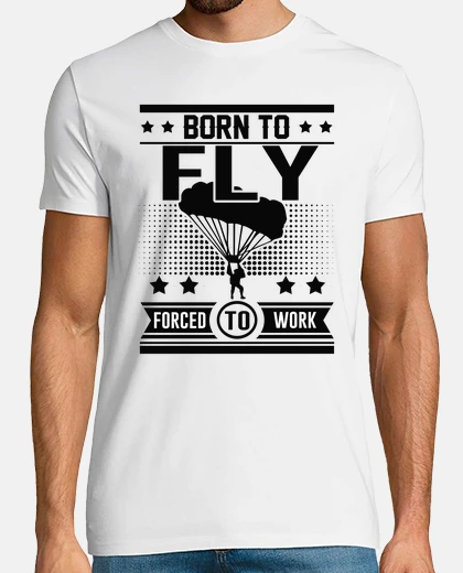 T-shirt nato per volare costretti a lavorare