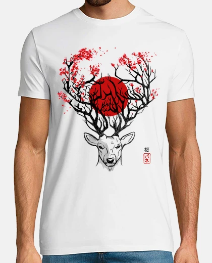 T-shirt natura giapponese