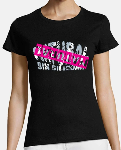 Playera Natural sin silicona (metalizado)