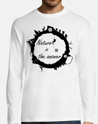 Camiseta Naturaleza es la respuesta