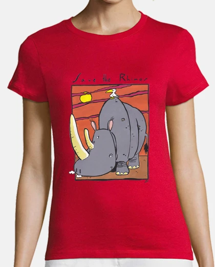 Tee-shirt nature - sauvegarder les rhinocéros