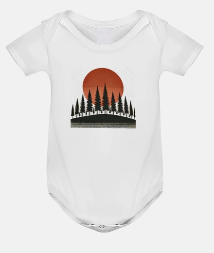 Kids Nature Sunrise Hiking Outdoors Shirt