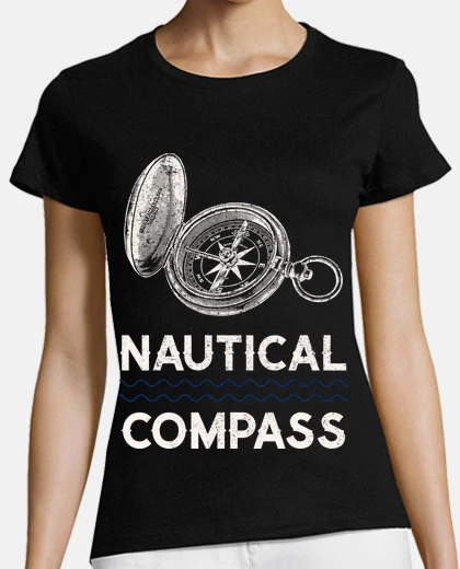 Tee-shirt Nautical Compass   Cadeau Marin Voile