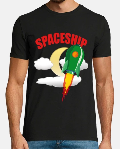 Camiseta nave espacial
