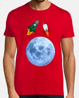 naves espaciales en la luna