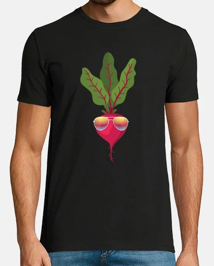 Tee-shirt navet avec des lunettes de soleil