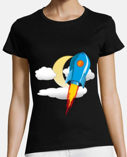 T-shirt naviclei spaziale blu