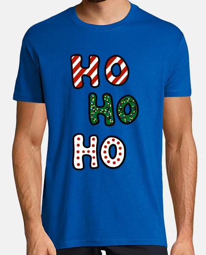 Playera Navidad HO HO HO