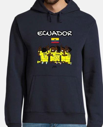 Felpa nazionale calcio dell&#39;ecuador - disegno mondiali