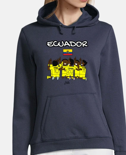 Felpa nazionale calcio dell&#39;ecuador - disegno mondiali