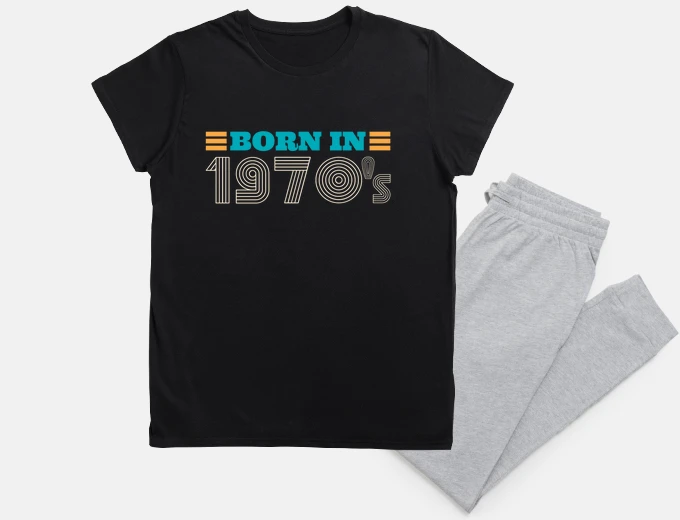 Pyjama né dans les années 70 née top ten groupes nuit sommeil 