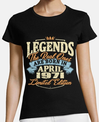 Tee-shirt né en avril 1971