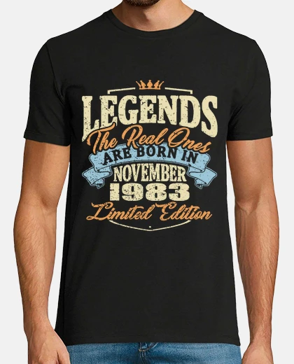 Tee-shirt né en novembre 1983