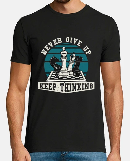 Tee-shirt ne jamais abandonner la pensée des éche