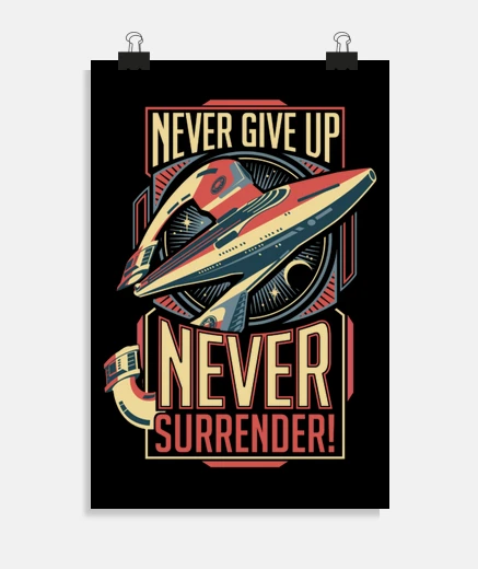 Poster ne jamais se rendre