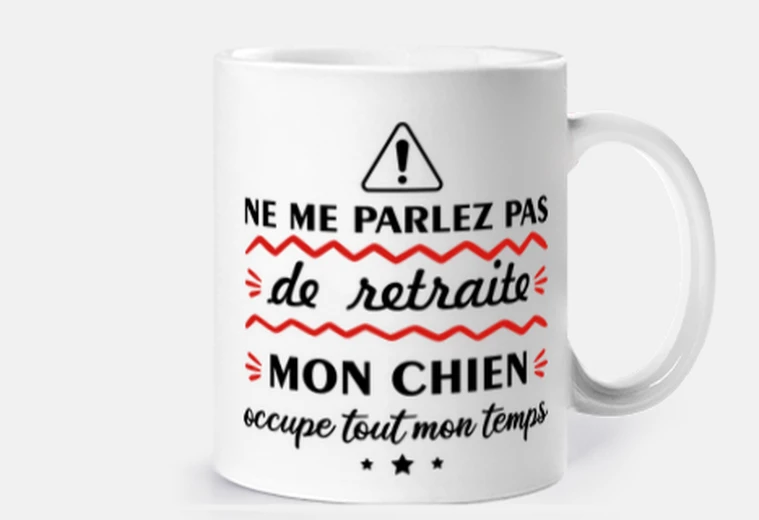 Ne me parlez pas de retraite,chien